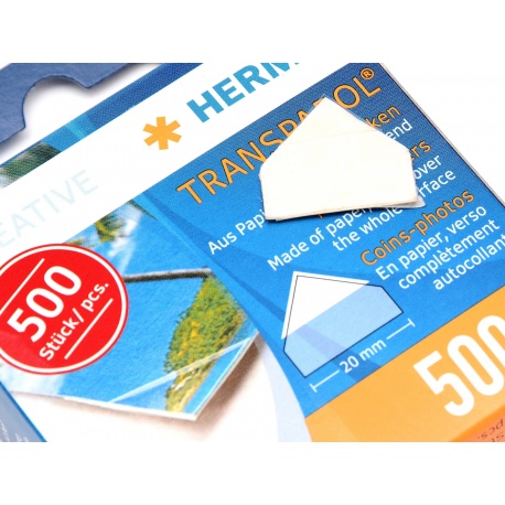 Herma Rożki narożniki przylepce do zdjęć i albumu 500szt (1383)