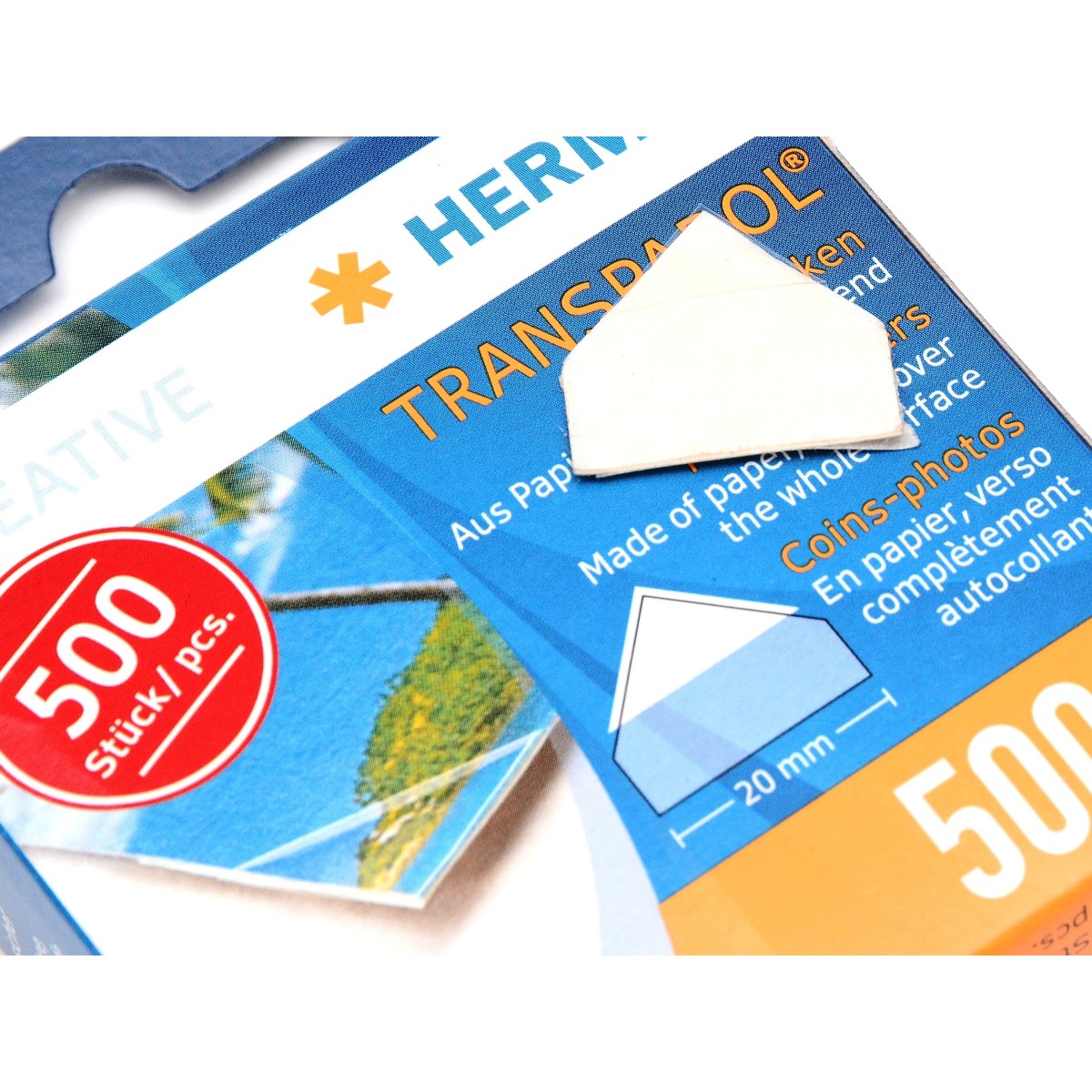 Herma Rożki narożniki przylepce do zdjęć i albumu 500szt (1383)