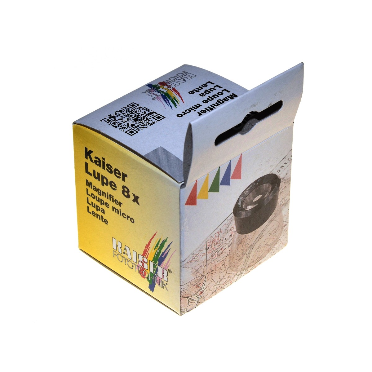 Kaiser Lupa z podstawką powiększenie 8X (2334) do przeglądania filmu
