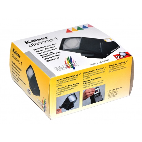 Kaiser Przeglądarka Diascop 1 na baterie (2003) do slajdów i klisz dia