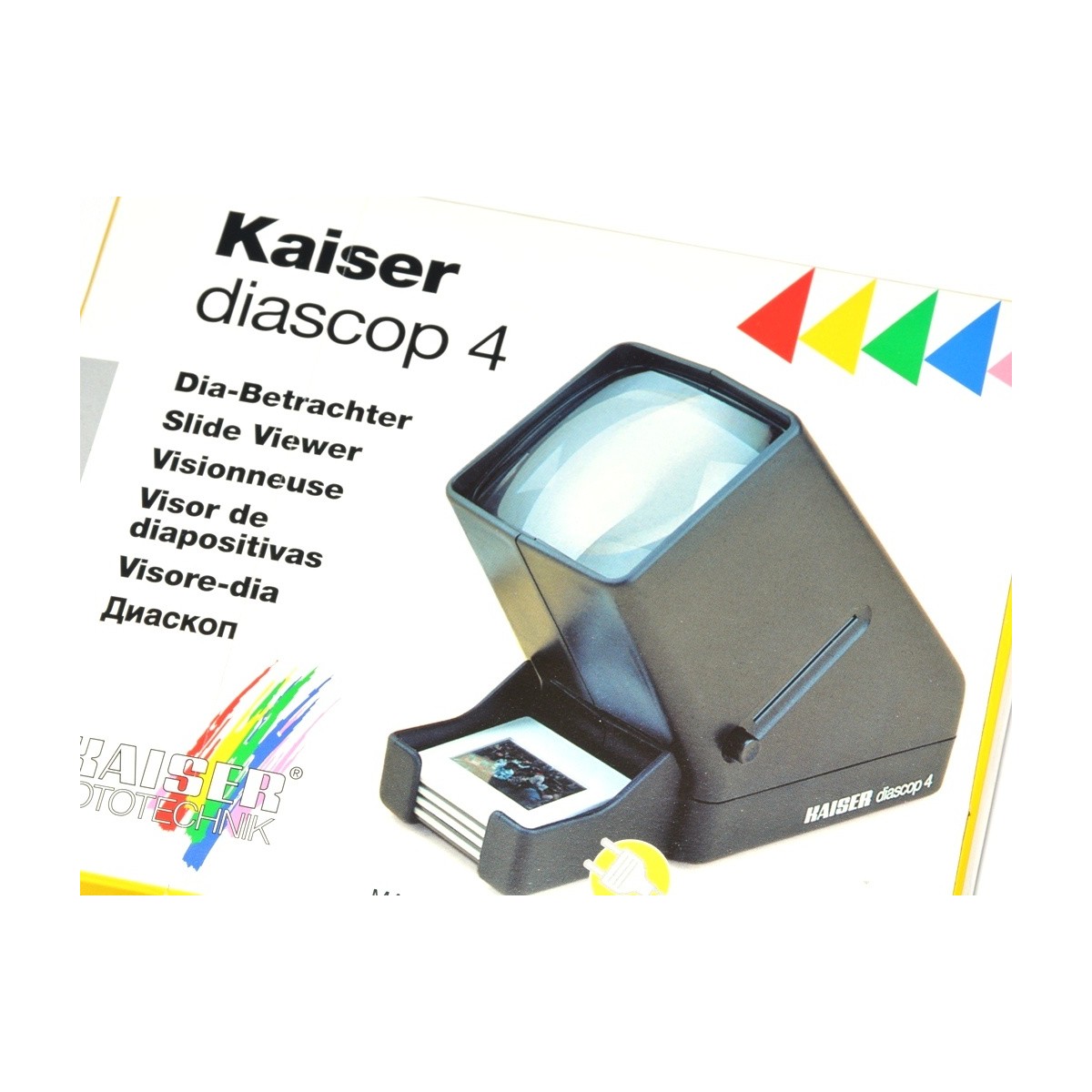 Kaiser Przeglądarka Diascop 4 na 230 V (2006) na slajdy i filmy