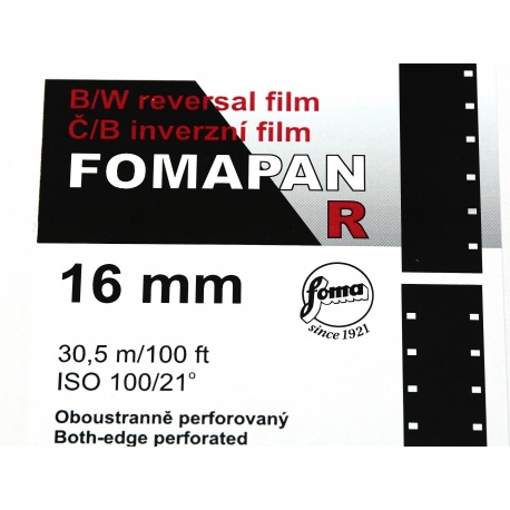 Foma Fomapan R 100 Standard 30,5m film do kamery 16mm perforowany 1 str.