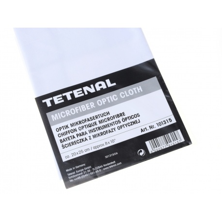 Tetenal Ściereczka do optyki nieimpregnowana biała - 20x25cm