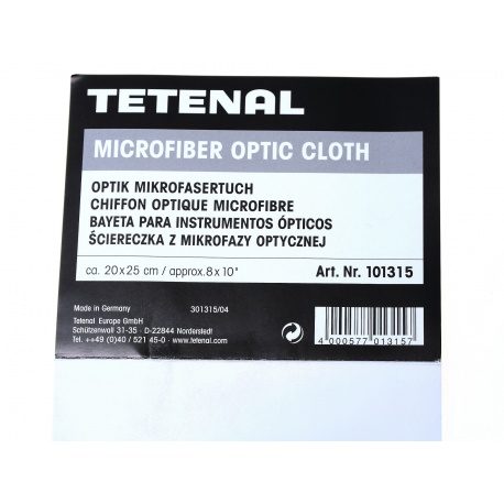 Tetenal Ściereczka do optyki nieimpregnowana biała - 20x25cm