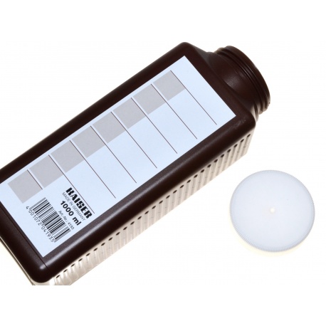 Kaiser butelka brązowa 1 litr z podziałką (4193) do przechowywania chemii