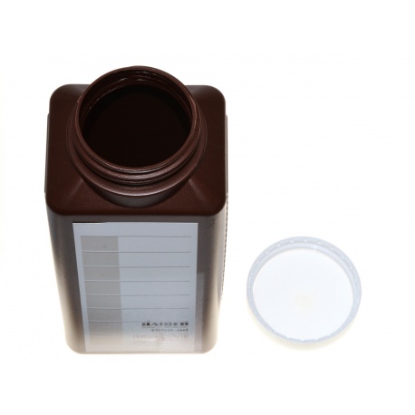 Kaiser butelka brązowa 1 litr z podziałką (4193) do przechowywania chemii