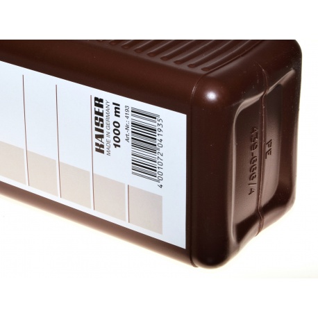 Kaiser butelka brązowa 1 litr z podziałką (4193) do przechowywania chemii