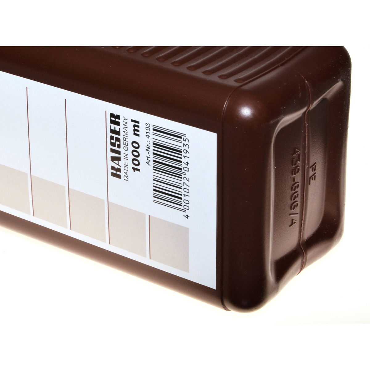 Kaiser butelka brązowa 1 litr z podziałką (4193) do przechowywania chemii