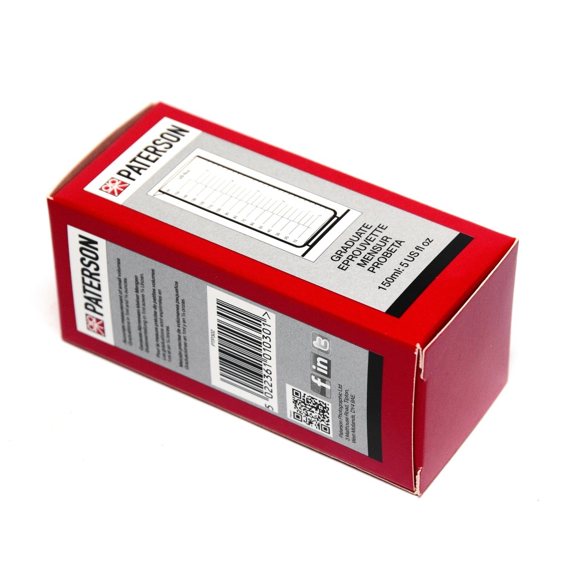 Paterson Menzurka 150 ml. przezroczysta do odmierzania płynu