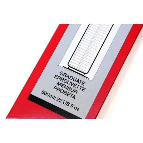 Paterson Menzurka 600 ml. przezroczysta do chemii fotograficznej