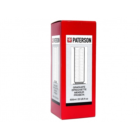 Paterson Menzurka 600 ml. przezroczysta do chemii fotograficznej