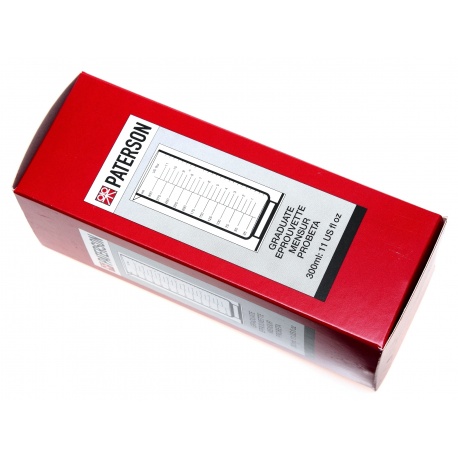 Paterson Menzurka 300 ml. przezroczysta do odmierzania wywoływaczy