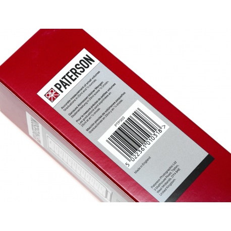 Paterson Menzurka 300 ml. przezroczysta do odmierzania wywoływaczy