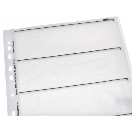 Kaiser Koszulki pergamin 120 10 sztuk foli na filmy do segregatora