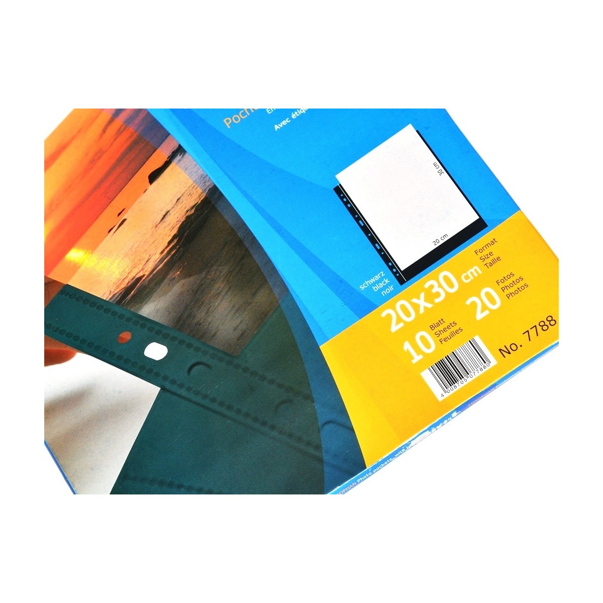 Herma Koszulki 20x30cm 10szt (1 odbitka w pionie, czarne) 7788