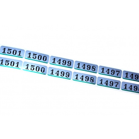 Tetenal Numerki do oznaczania filmów i archiwizacji 2x100 szt