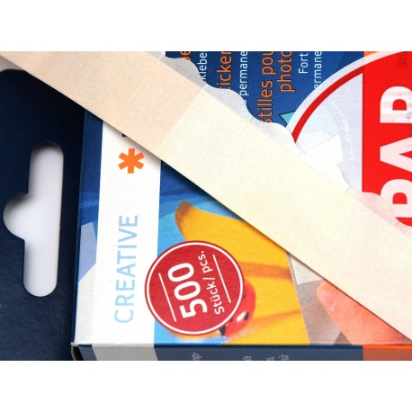 Herma Nalepki, podklejki, naklejki dwustronne do zdjęć 1000 szt.