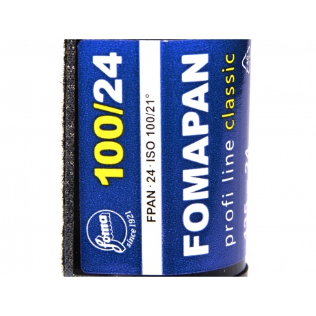 Foma Fomapan 100/24 Classic film, klisza do zdjęć B&W