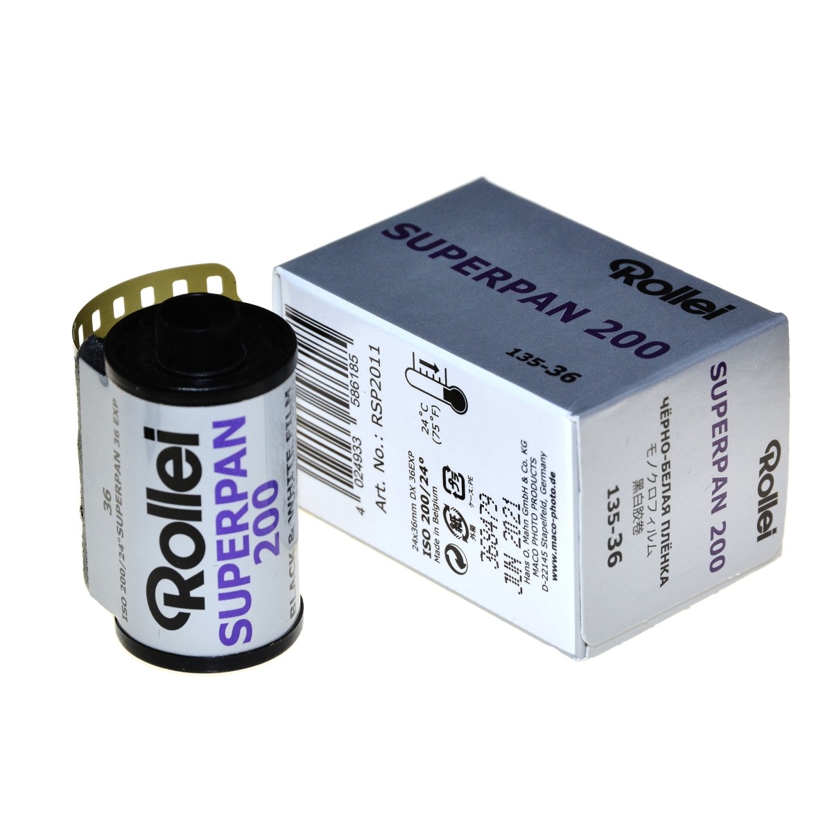 Rollei Superpan 200/36 film i slajd o dużym kontraście