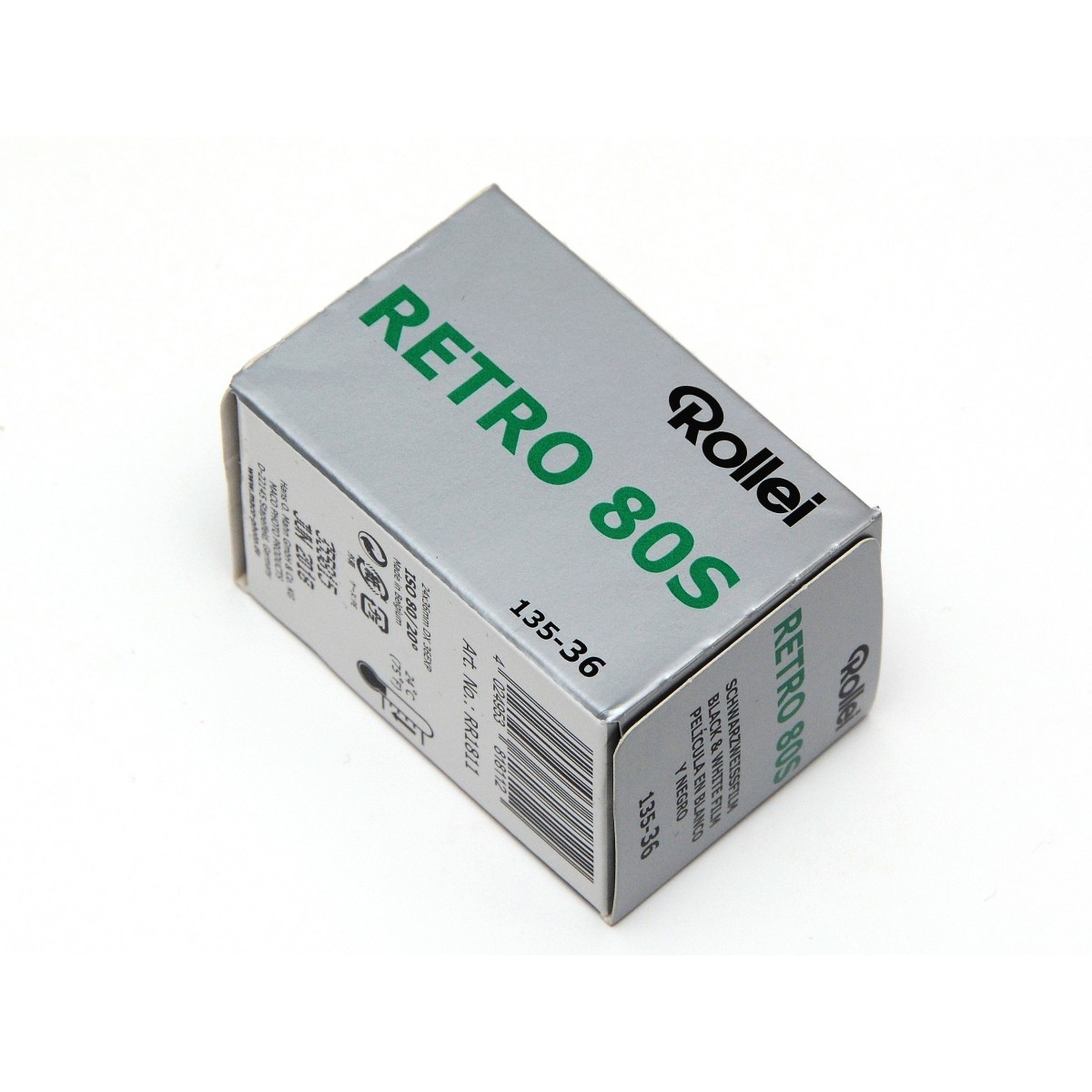 Rollei Retro 80S 135-36 niskoczuły film, klisza czarno-biała