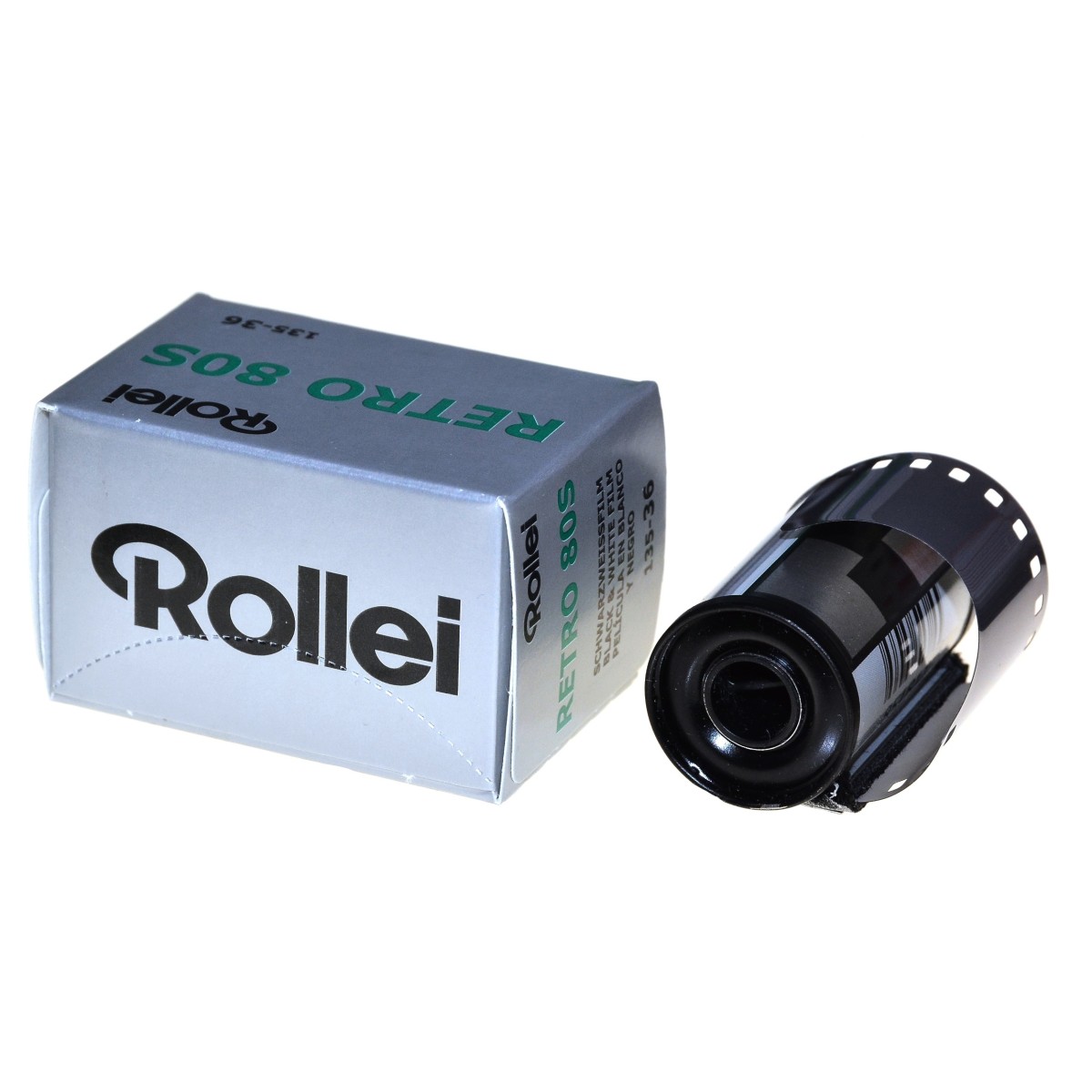Rollei Retro 80S 135-36 niskoczuły film, klisza czarno-biała