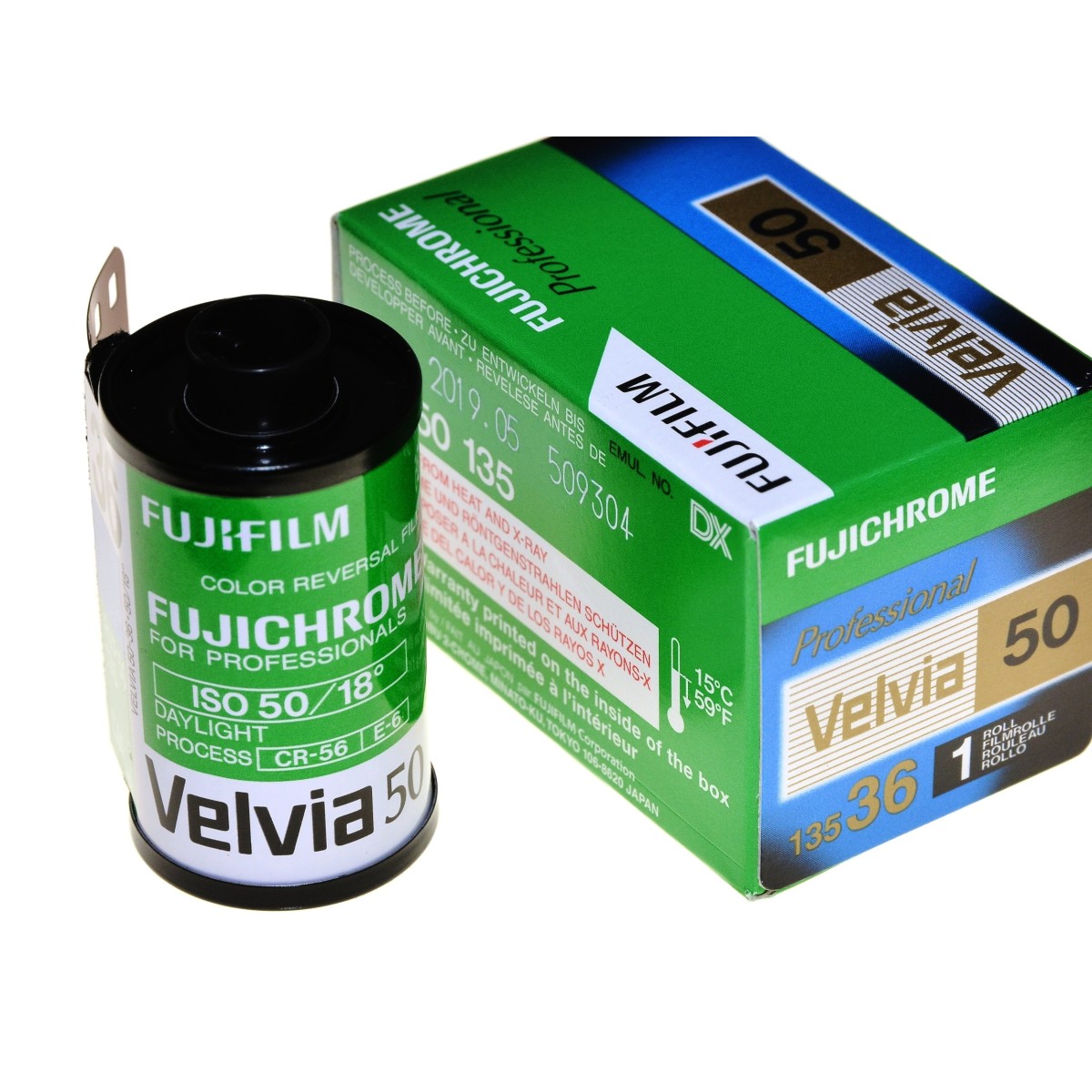 Fuji Fujichrome Velvia 50/36 niskoczuły slajd barwny