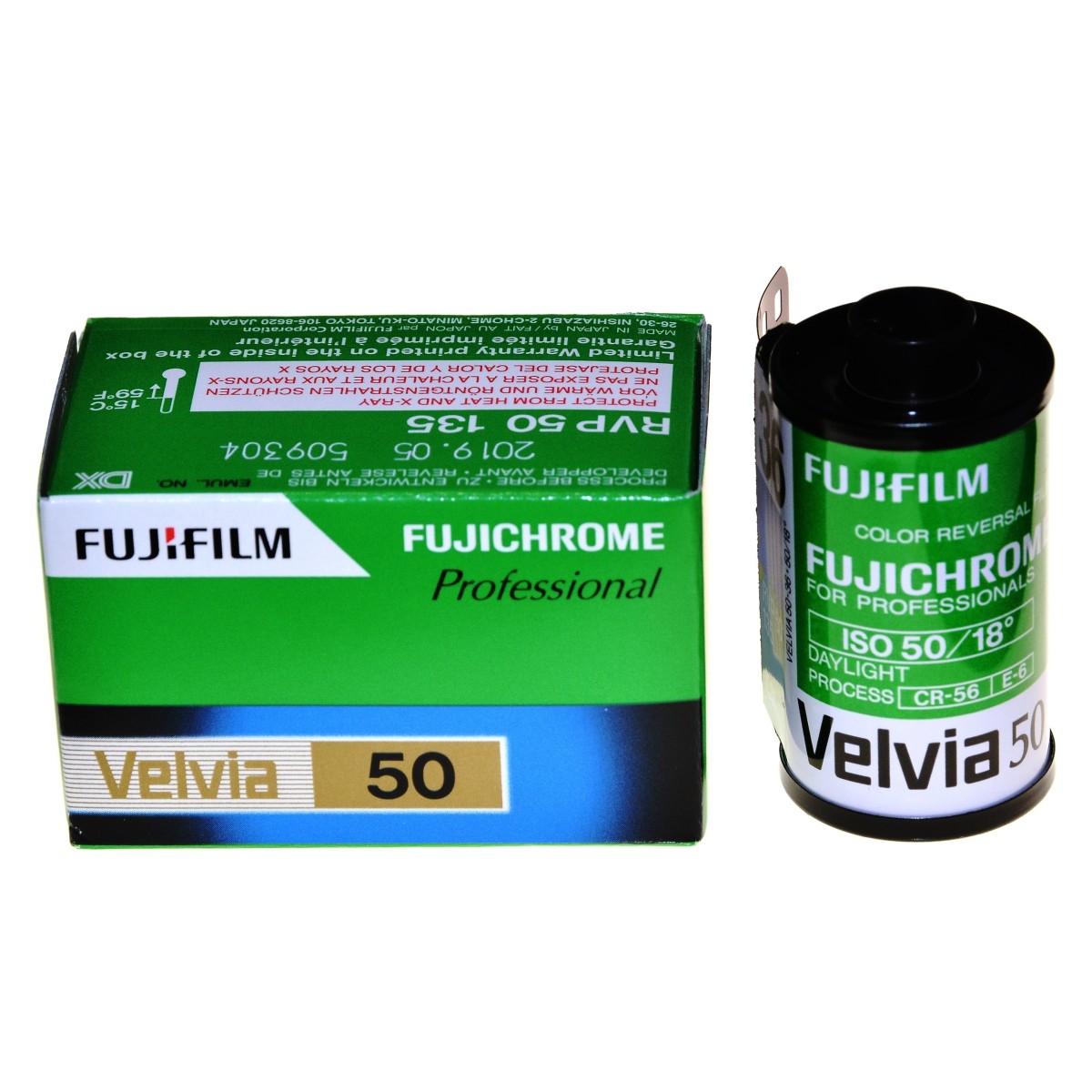 Fuji Fujichrome Velvia 50/36 niskoczuły slajd barwny