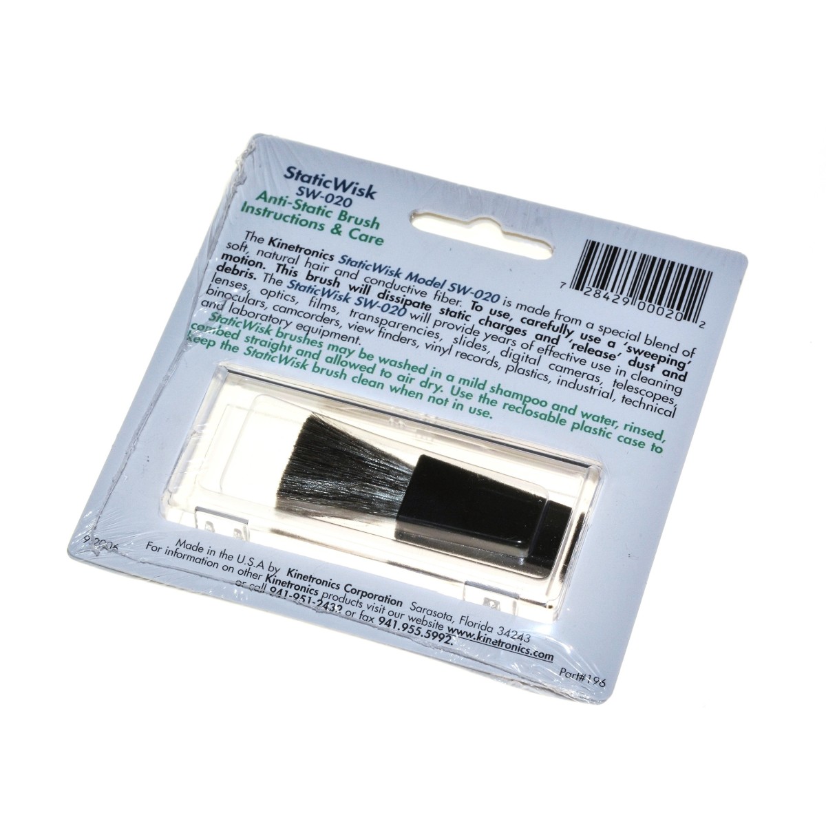 Kinetronics Szczoteczka antystatyczna SW 020 do filmu, skanera