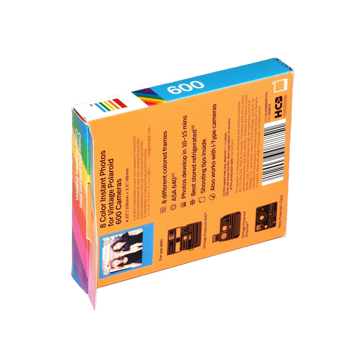 Polaroid Impossible Color Film 600 Color Frame wkład 8 zdjęć