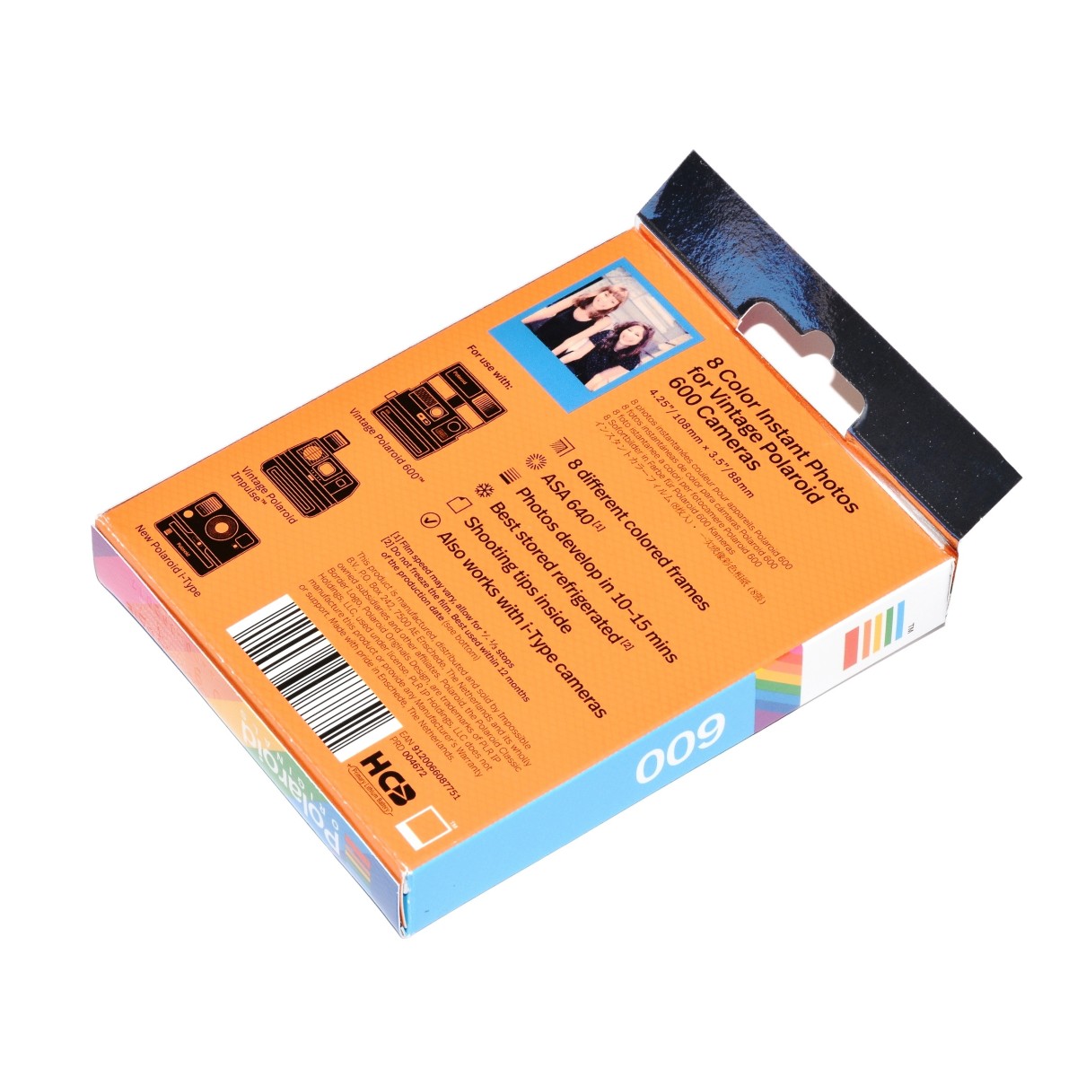 Polaroid Impossible Color Film 600 Color Frame wkład 8 zdjęć