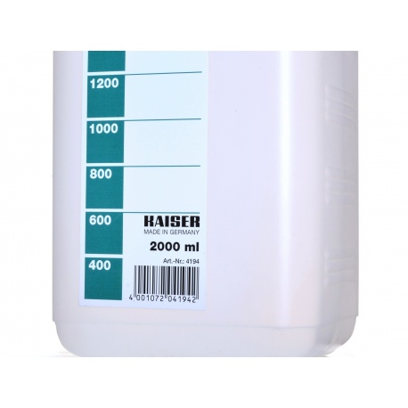 Kaiser Butelka naczynie na chemię foto - mleczne 2 l. (4194)