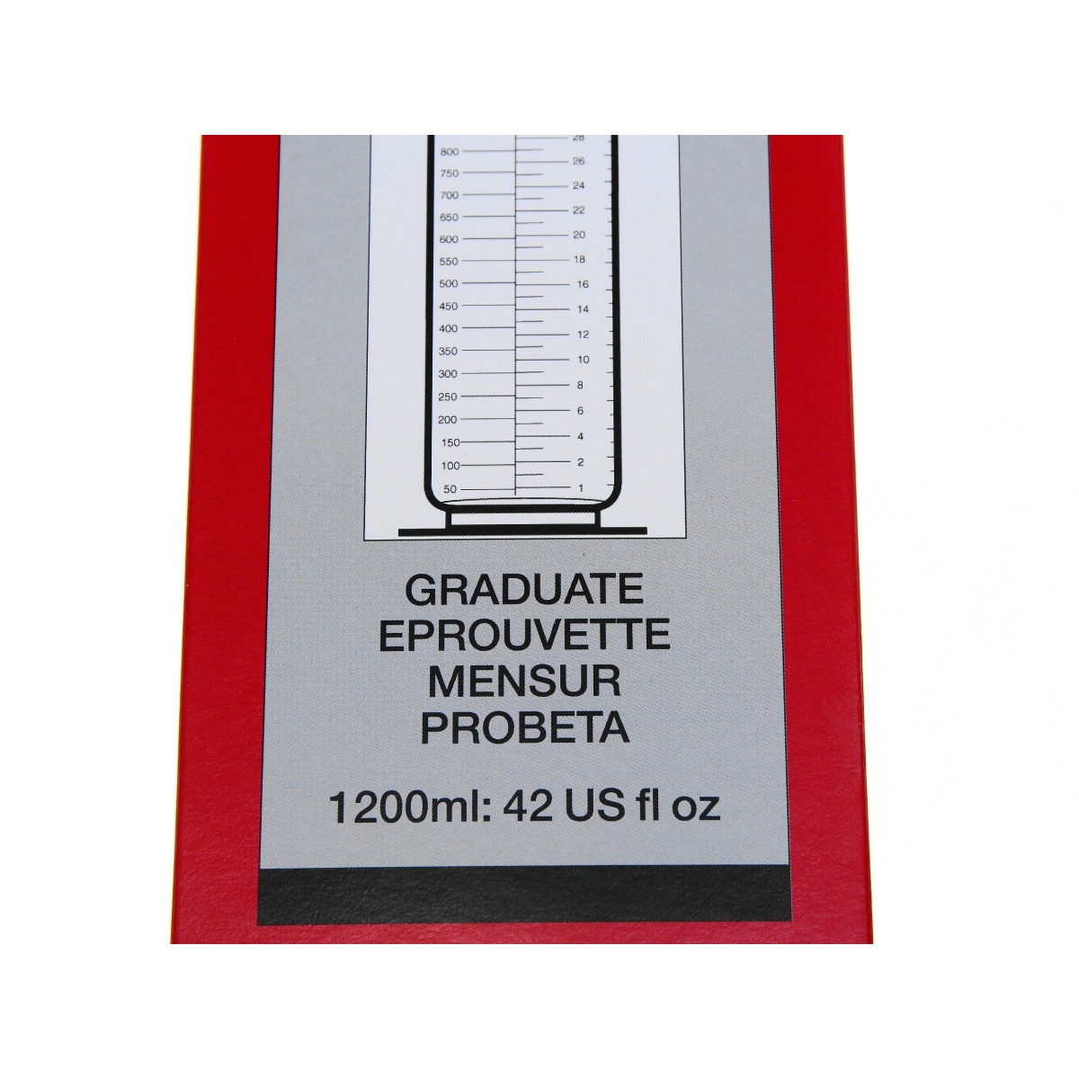 Paterson Menzurka 1200 ml. przezroczysta do chemii