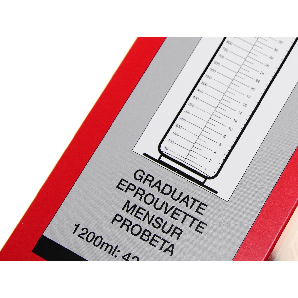 Paterson Menzurka 1200 ml. przezroczysta do chemii