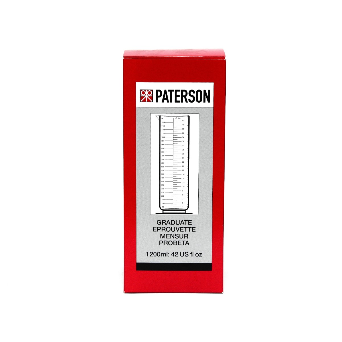 Paterson Menzurka 1200 ml. przezroczysta do chemii