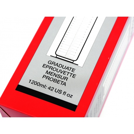 Paterson Menzurka 1200 ml. przezroczysta do chemii