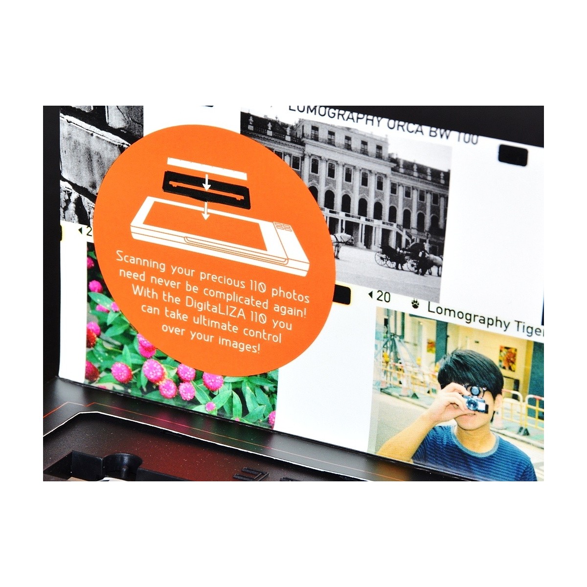 Lomography DigitaLIZA 110 Film Scanning Mask do skanowania