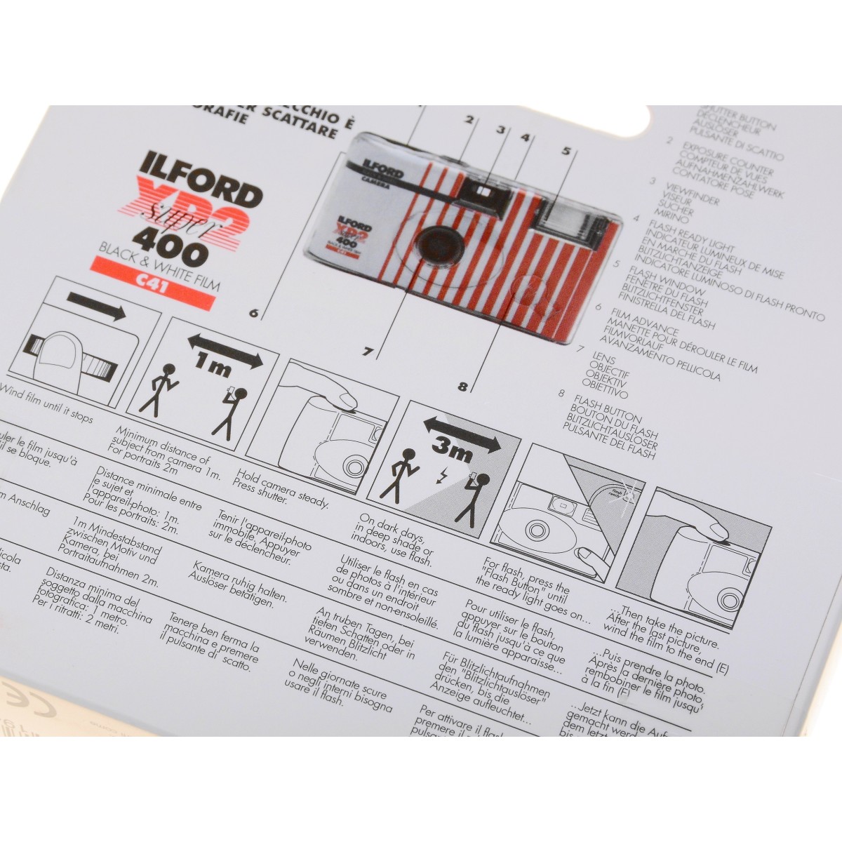 Ilford Aparat jednorazowy z filmem XP2 400/27 do C41