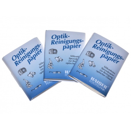 Kaiser Bibułki do czyszczenia optyki filtra obiektywu 40szt. (6695/4)