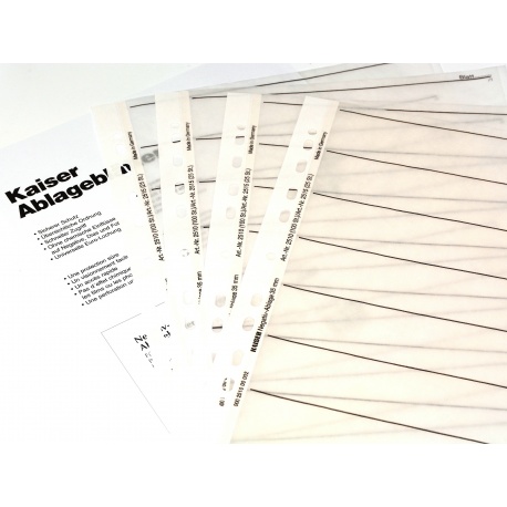 Kaiser Koszulki pergamin folia na film klisze 35mm 10 sztuk