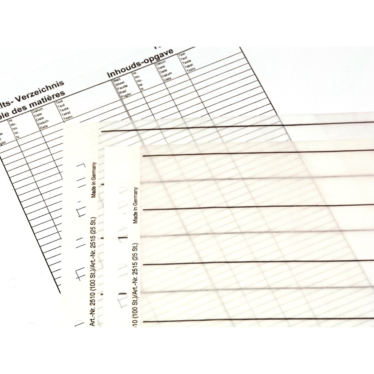 Kaiser Koszulki pergamin folia na film klisze 35mm 10 sztuk