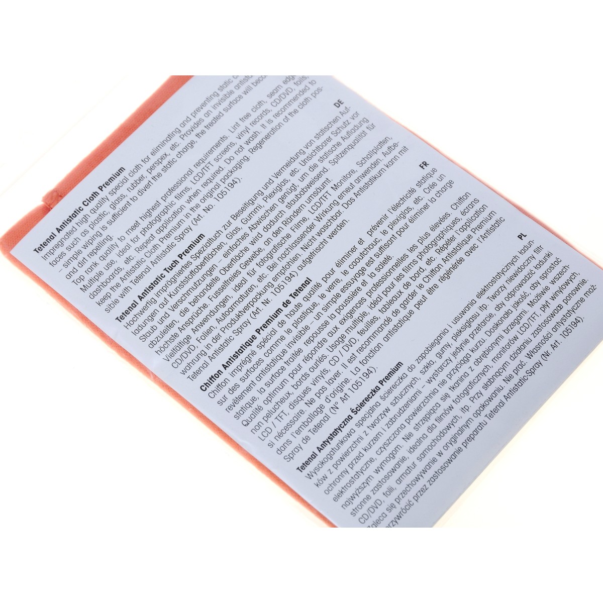 Tetenal Ściereczka antystatyczna Premium - 31x32cm.