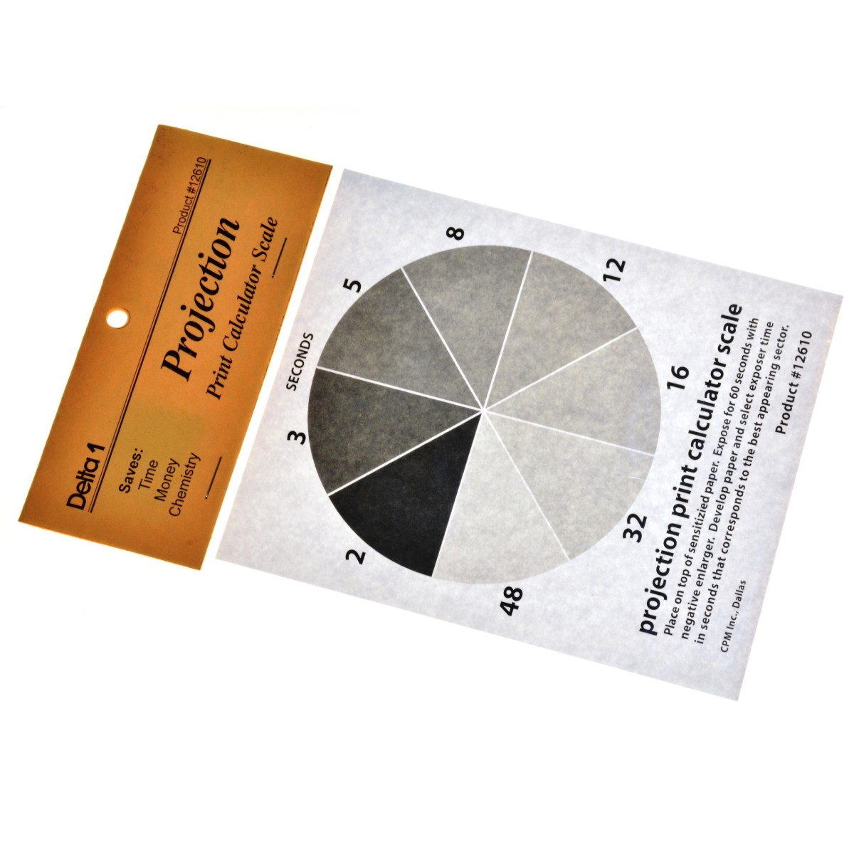 Delta Klin do ustalania czasu naświetleń zdjęć i odbitrk B&W