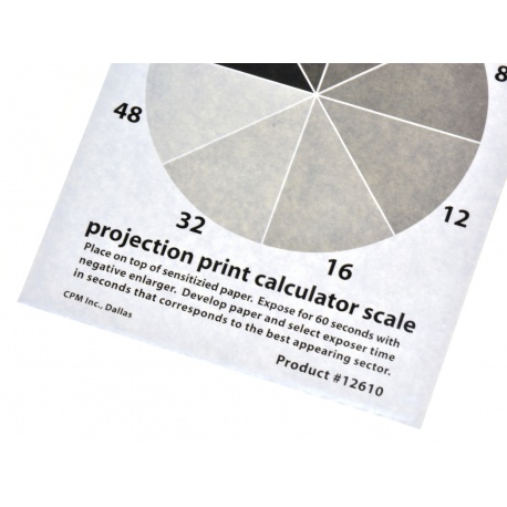 Delta Klin do ustalania czasu naświetleń zdjęć i odbitrk B&W