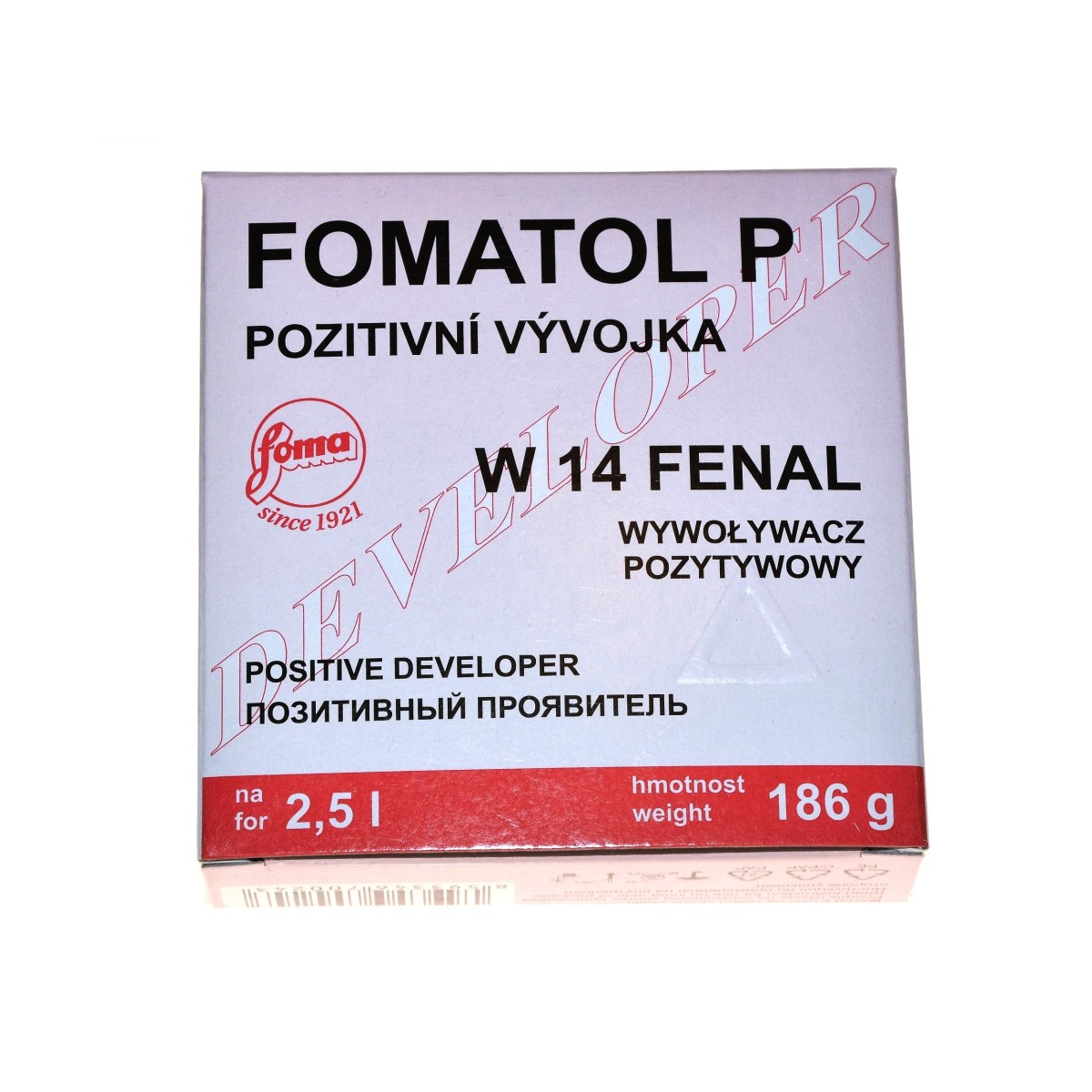 Foma Fomatol P Fenal W-14 na 2,5 litra wywoływacz do zdjęć