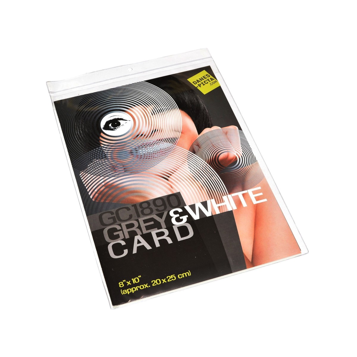 Szara i biała karta 20x25cm 8x10cala do balansu bieli