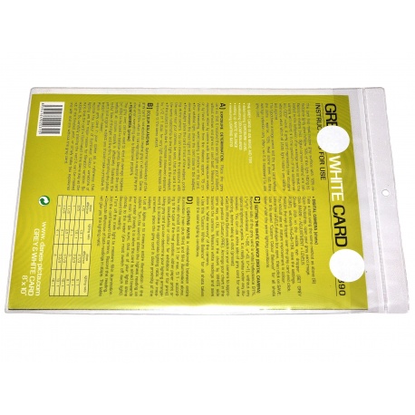 Szara i biała karta 20x25cm 8x10cala do balansu bieli