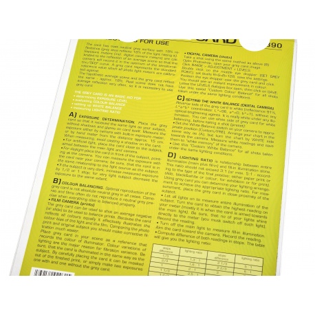 Szara i biała karta 20x25cm 8x10cala do balansu bieli