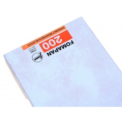 Foma Fomapan 200 4x5" 10,2x12,7 cm. 50 sztuk do aparatu