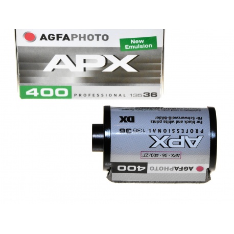 Agfa Agfaphoto APX 400/36 klasyczny film czarno biały 35mm.