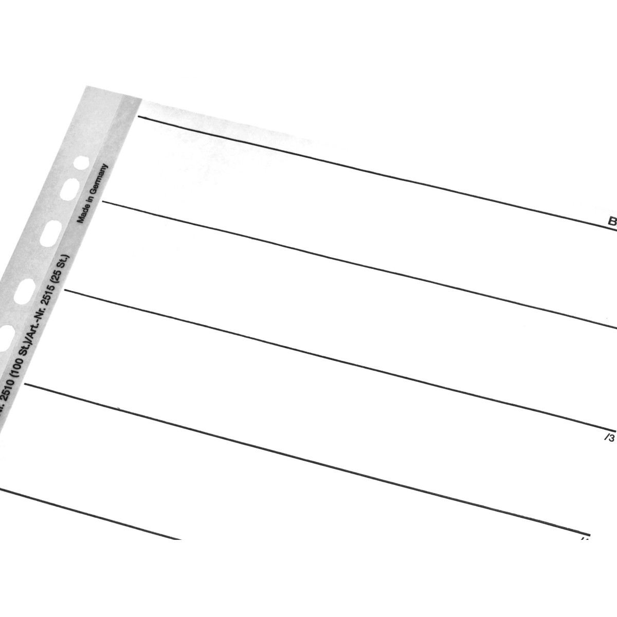 Kaiser Koszulki pergamin na film 35mm. 100 sztuk folia na film